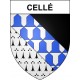Cellé 41 ville sticker blason écusson autocollant adhésif