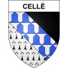 Stickers coat of arms Cellé adhesive sticker