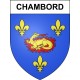 Pegatinas escudo de armas de Chambord adhesivo de la etiqueta engomada