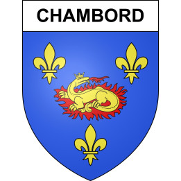 Chambord 41 ville sticker blason écusson autocollant adhésif