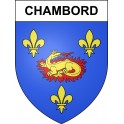 Stickers coat of arms Chambord adhesive sticker