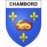 Stickers coat of arms Chambord adhesive sticker