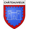 Châteauvieux Sticker wappen, gelsenkirchen, augsburg, klebender aufkleber