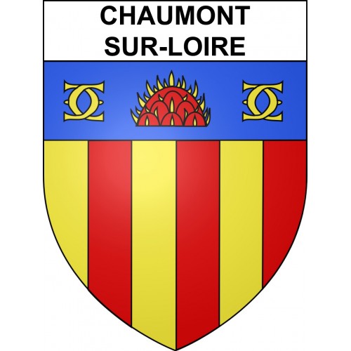 Stickers coat of arms Chaumont-sur-Loire adhesive sticker