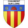 Pegatinas escudo de armas de Chaumont-sur-Loire adhesivo de la etiqueta engomada
