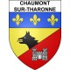 Chaumont-sur-Tharonne 41 ville sticker blason écusson autocollant adhésif
