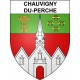 Chauvigny-du-Perche 41 ville sticker blason écusson autocollant adhésif