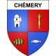 Pegatinas escudo de armas de Chémery adhesivo de la etiqueta engomada