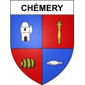 Chémery 41 ville sticker blason écusson autocollant adhésif