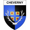 Cheverny Sticker wappen, gelsenkirchen, augsburg, klebender aufkleber