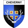 Stickers coat of arms Cheverny adhesive sticker