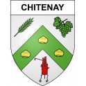 Chitenay Sticker wappen, gelsenkirchen, augsburg, klebender aufkleber