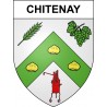 Chitenay 41 ville sticker blason écusson autocollant adhésif