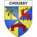 Choussy Sticker wappen, gelsenkirchen, augsburg, klebender aufkleber