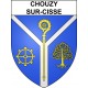 Stickers coat of arms Chouzy-sur-Cisse adhesive sticker
