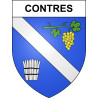 Stickers coat of arms Contres adhesive sticker
