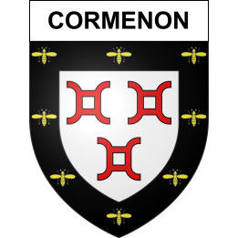 Stickers coat of arms Cormenon adhesive sticker