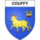 Couffy 41 ville sticker blason écusson autocollant adhésif
