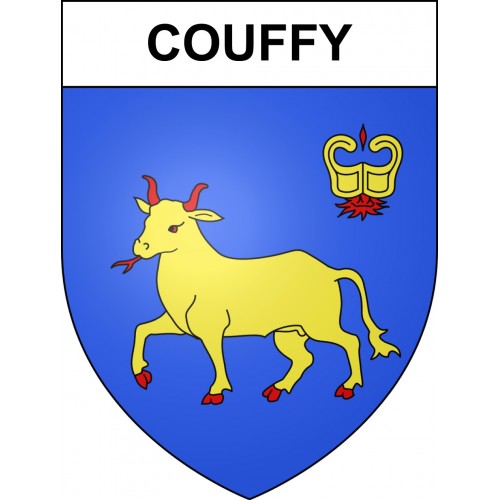 Stickers coat of arms Couffy adhesive sticker