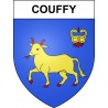 Couffy 41 ville sticker blason écusson autocollant adhésif