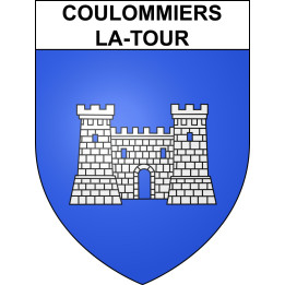 Stickers coat of arms Coulommiers-la-Tour adhesive sticker