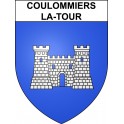 Coulommiers-la-Tour Sticker wappen, gelsenkirchen, augsburg, klebender aufkleber