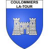 Adesivi stemma Coulommiers-la-Tour adesivo