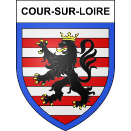 Stickers coat of arms Cour-sur-Loire adhesive sticker