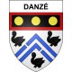 Danzé 41 ville sticker blason écusson autocollant adhésif