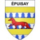 Stickers coat of arms Épuisay adhesive sticker