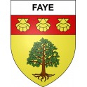 Faye Sticker wappen, gelsenkirchen, augsburg, klebender aufkleber