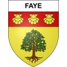 Faye Sticker wappen, gelsenkirchen, augsburg, klebender aufkleber