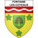 Adesivi stemma Fontaine-les-Coteaux adesivo