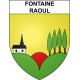 Fontaine-Raoul 41 ville sticker blason écusson autocollant adhésif