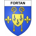 Fortan 41 ville sticker blason écusson autocollant adhésif