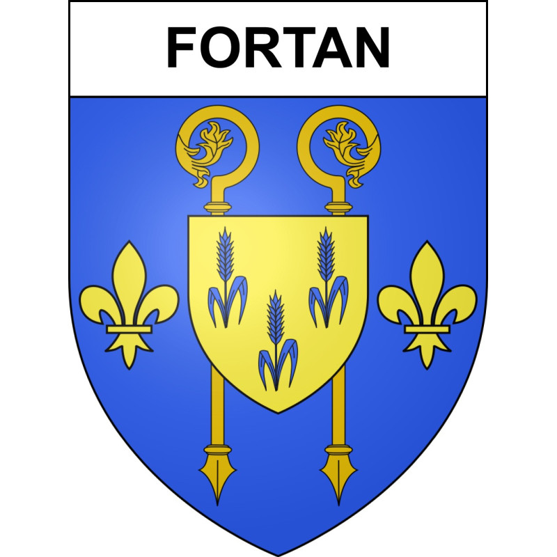 Fortan Sticker wappen, gelsenkirchen, augsburg, klebender aufkleber