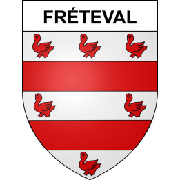 Fréteval Sticker wappen, gelsenkirchen, augsburg, klebender aufkleber