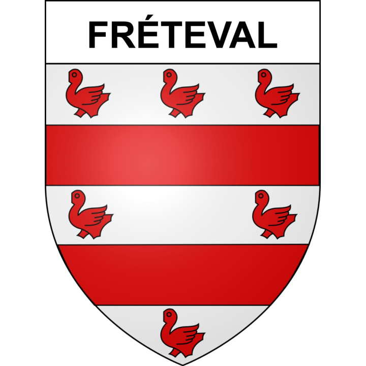 Stickers coat of arms Fréteval adhesive sticker