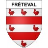 Fréteval 41 ville sticker blason écusson autocollant adhésif