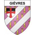 Gièvres 41 ville sticker blason écusson autocollant adhésif