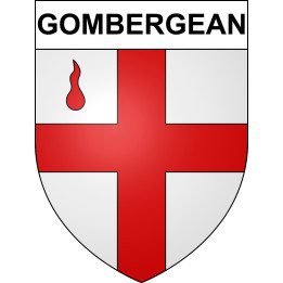 Gombergean Sticker wappen, gelsenkirchen, augsburg, klebender aufkleber