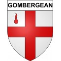 Gombergean Sticker wappen, gelsenkirchen, augsburg, klebender aufkleber