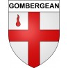 Gombergean Sticker wappen, gelsenkirchen, augsburg, klebender aufkleber