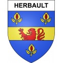 Herbault 41 ville sticker blason écusson autocollant adhésif