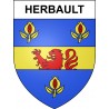 Herbault 41 ville sticker blason écusson autocollant adhésif