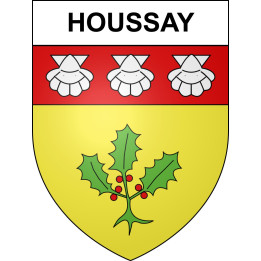Stickers coat of arms Houssay adhesive sticker