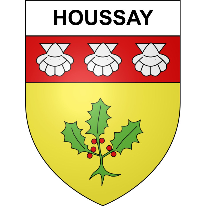 Stickers coat of arms Houssay adhesive sticker