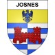 Josnes 41 ville sticker blason écusson autocollant adhésif