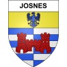 Josnes Sticker wappen, gelsenkirchen, augsburg, klebender aufkleber
