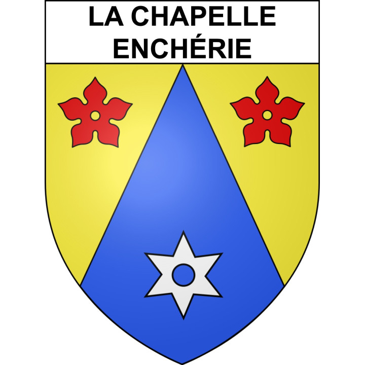 La Chapelle-Enchérie 41 ville sticker blason écusson autocollant adhésif